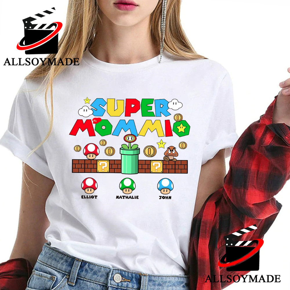 Ladies Super Mom  Great Mother's Day Gifts For Shirt