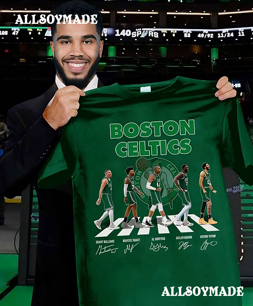 The Celtics Abbey Road T Shirt Signature Boston Celtics T Shirt