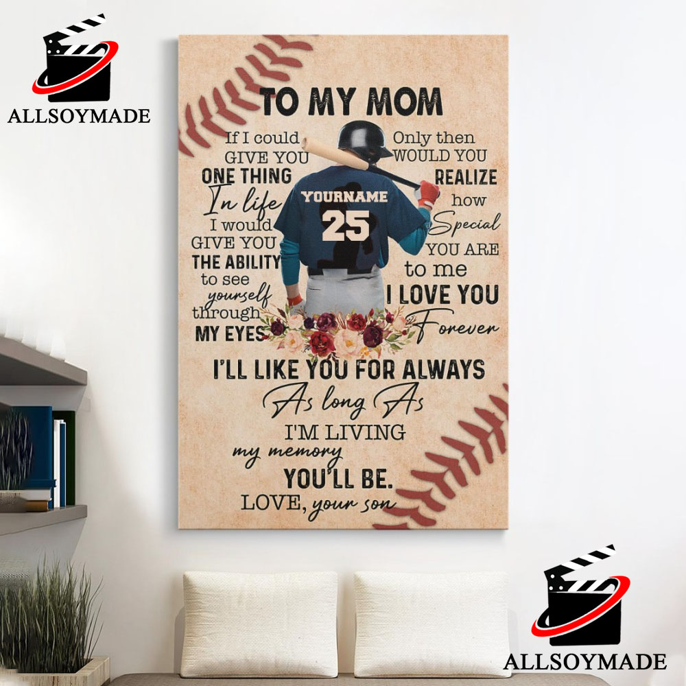 To My Mom I Will Like You For Always Happy Mothers Day Poster, Personalized  Mother Gifts - Allsoymade