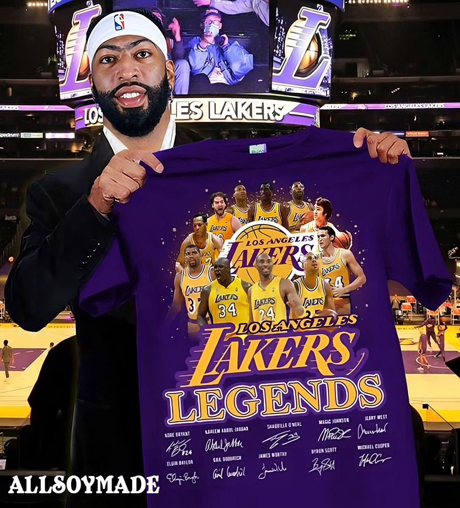 Unique Legends NBA Basketball Los Angeles Lakers T Shirt - Allsoymade