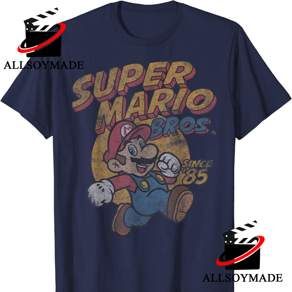 Vintage Mario Shirt, Super Mario Bros T Shirt, Cheap Nintendo