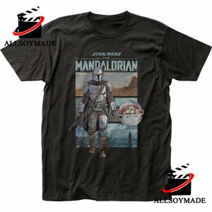 Baby Yoda And Mando The Mandalorian T Shirt, Best Star Wars Gifts