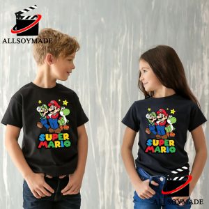 Cheap Luigi Boys Mario T Shirt, Super Mario Bros T Shirt, Cool Birthday Gifts For Guys