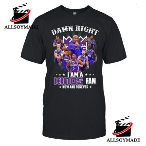 I Am A Kings Fan Now And Forever Sacramento Kings T Shirt, Cheap NBA Sacramento Kings Merch 2