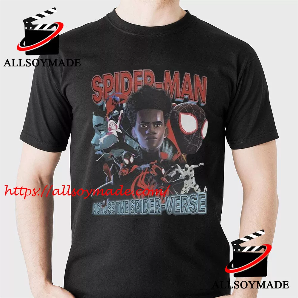 Vintage All Characters Movie Spider Man Across The Spider Verse T ...