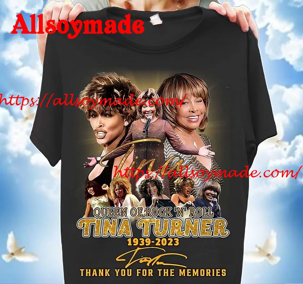 Limited Thank You For The Memories Legendary Singer Queen of Rock And Roll Tina Turner T Shirt