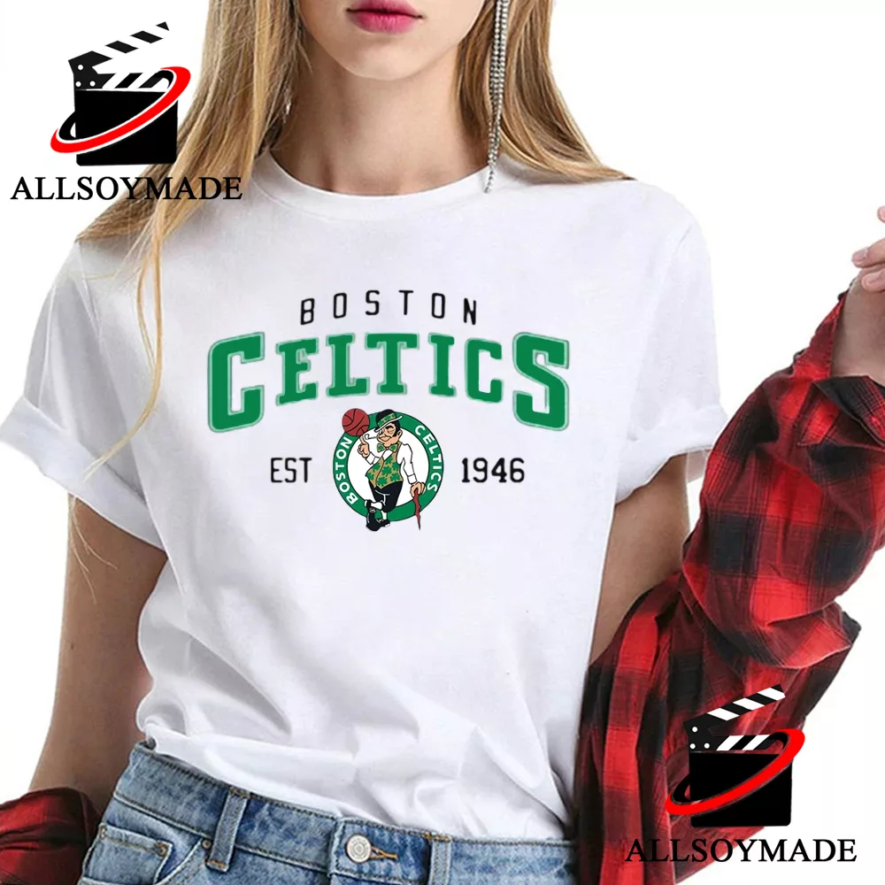 Just a woman who loves Boston Celtics shirt, hoodie, sweater and v