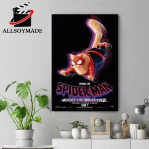 Spider Man Across The Spider-Verse Home Decor Poster Canvas