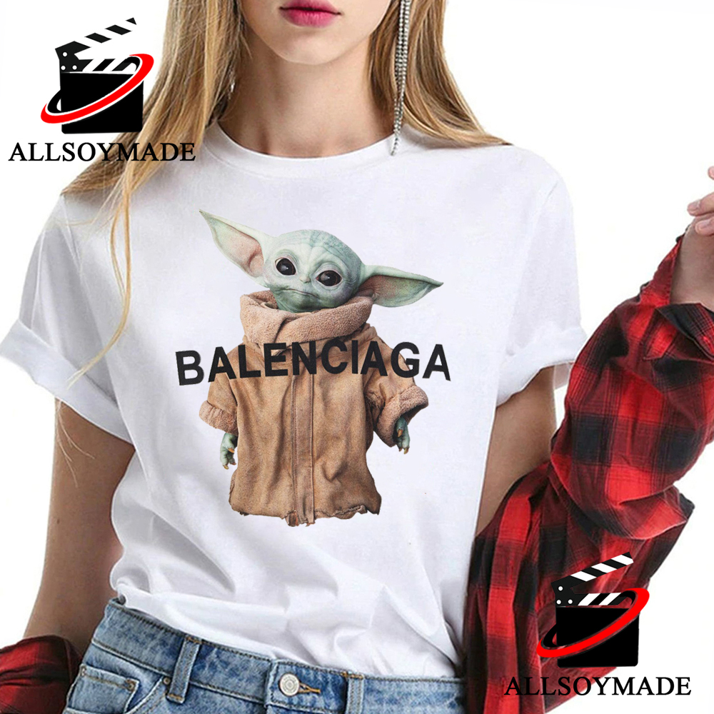 Efterligning Individualitet Mistillid Cheap Baby Yoda Balenciaga T Shirt For Men Women, Baby Yoda T Shirt -  Allsoymade