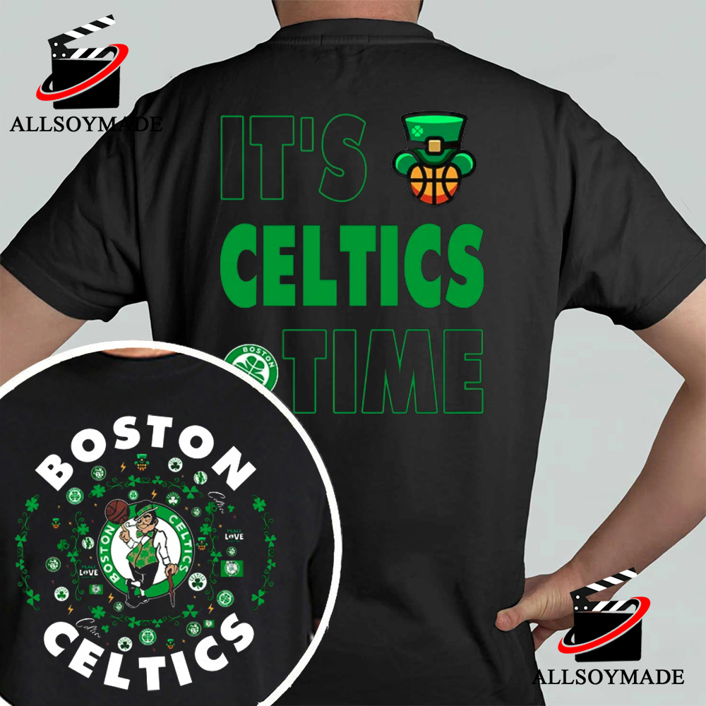 Cheap Its Time Boston Celtics T Shirt Mens, NBA Basketball Boston