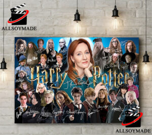 Signature All Characters Harry Potter Hogwarts Poster, Harry Potter Poster  Art, Cool Harry Potter Merch - Allsoymade
