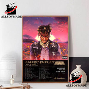 Juice WRLD - Legends Never Die Album Cover Poster