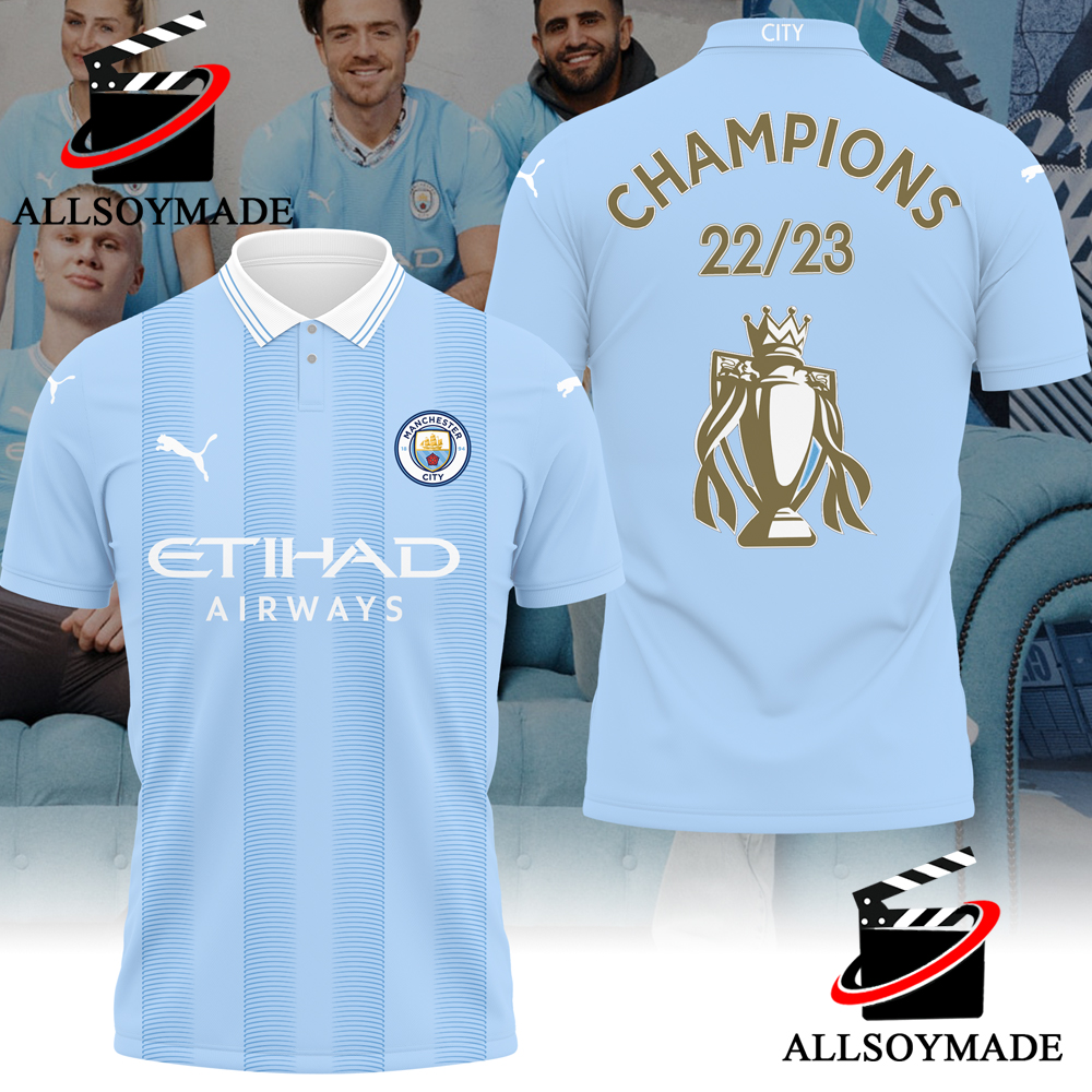 Manchester City 22/23 League Champions Men's Tee