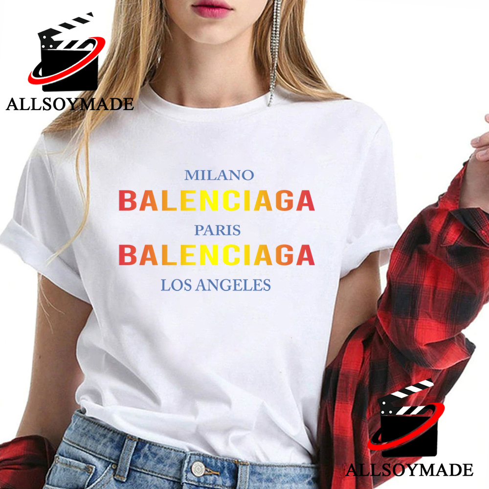 Cheap Milano Paris Los Angeles Balenciaga T Shirt For Men Women - Allsoymade