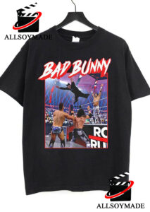 Funny Puerto Rican Rapper Bad Bunny Vintage Shirt, WWE Bad Bunny Shirt -  Allsoymade