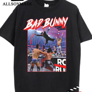 Funny Puerto Rican Rapper Bad Bunny Vintage Shirt, WWE Bad Bunny