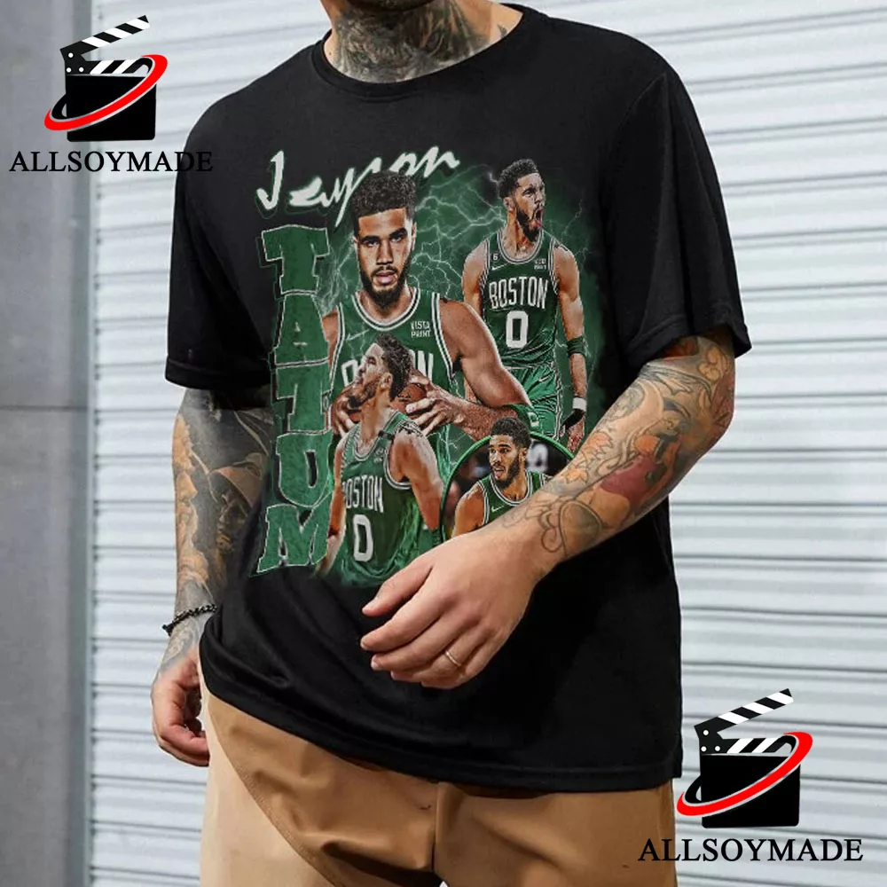 Vintage NBA Player Jayson Tatum Boston Celtics Tee Shirt, Jayson