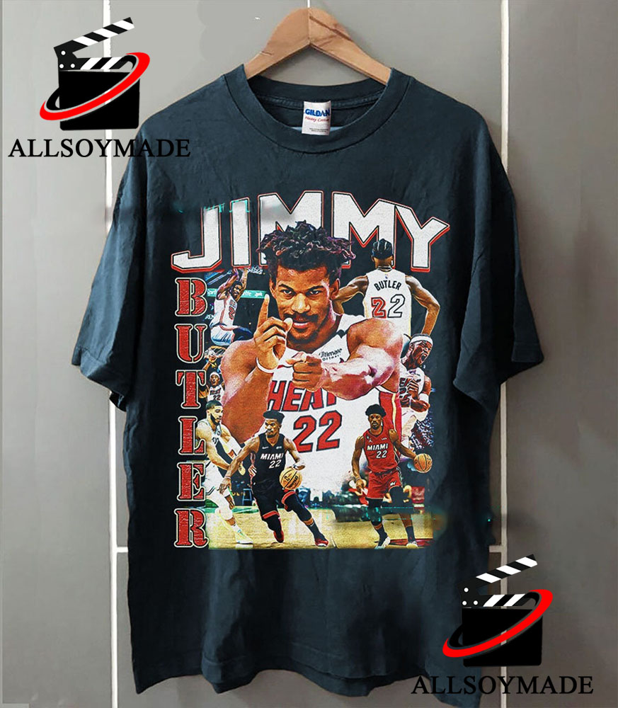 Retro 80s 90s NBA Player Miami Heat Jimmy Butler T Shirt, Miami Heat  Vintage T Shirt - Allsoymade