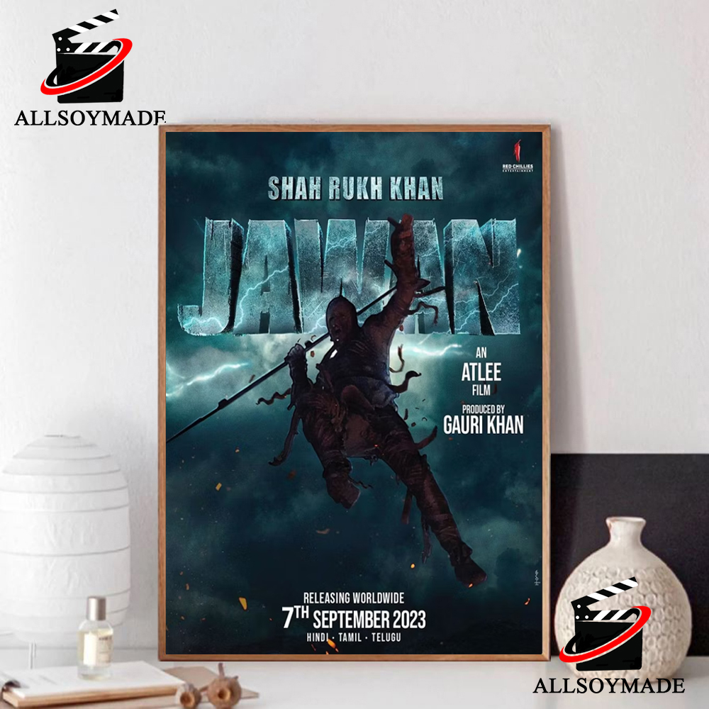 New Shah Rukh Khan Movie Jawan Poster - Allsoymade