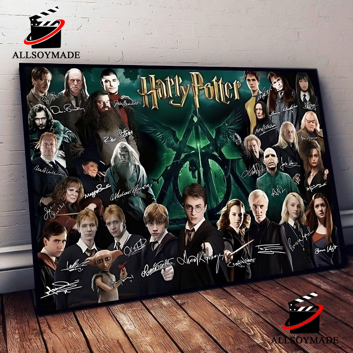 Signature All Characters Harry Potter Hogwarts Poster, Harry Potter Poster  Art, Cool Harry Potter Merch - Allsoymade