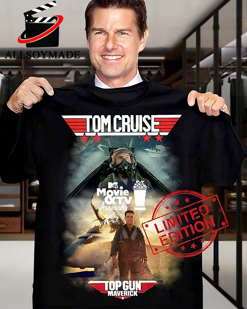 Buy Vintage Tom Cruise Top Gun Movie Single Stitch T Shirt / Nice