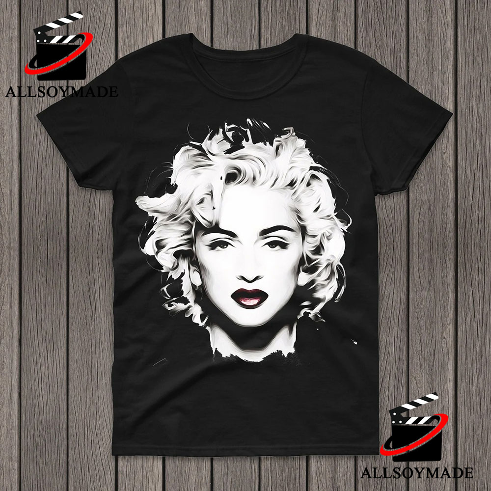 Vintage Portrait Madonna T Shirt, Cheap Madonna Merchandise