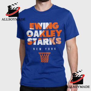 1994 Final New York Basketball Ewing Oakley Starks T Shirt