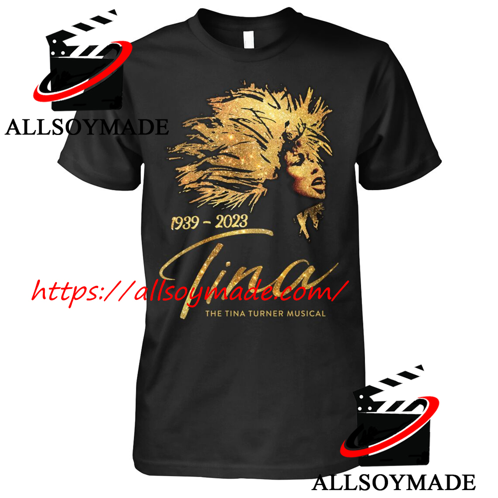 Retro Queen of Rock And Roll Tina Turner T Shirt, Unique Rest In Peace Tina  Turner Shirt - Allsoymade