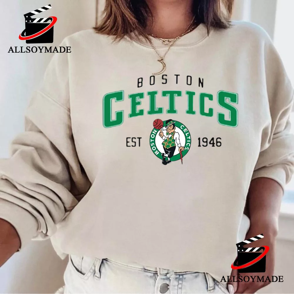 Vintage Boston Basketball Sweatshirt Boston Sweatshirt 