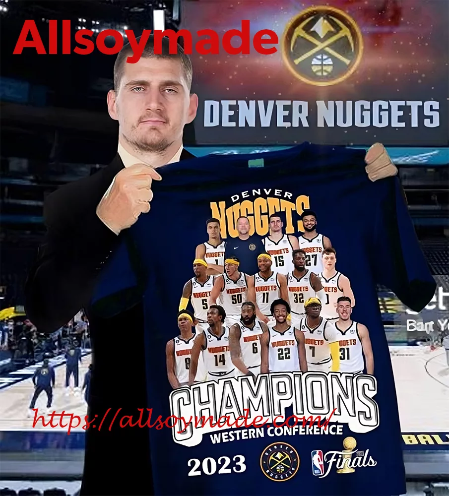 Unique 2023 Conference Finals NBA Denver Nuggets T Shirt Mens