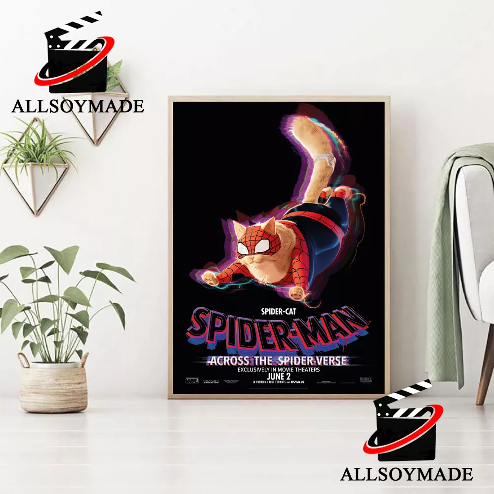 Spiderman Across The Spider-Verse movie poster (c) - Spiderman poster - 11  x 17