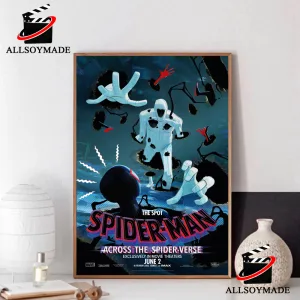 The Spot Spider Man Across The Spider Verse Poster, Marvel Fan Gift 1