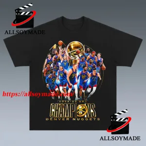 Limited 2023 NBA Champions Denver Nuggets T Shirt, Basketball Denver  Nuggets Championship Shirt - Allsoymade