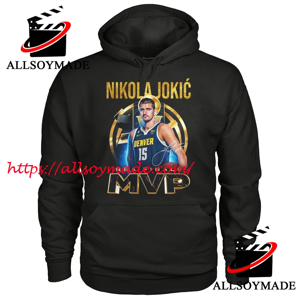 Unique Signature Of NBA Finals Most Valuable Player Nikola Jokic T Shirt, Denver  Nuggets T Shirt Mens - Allsoymade