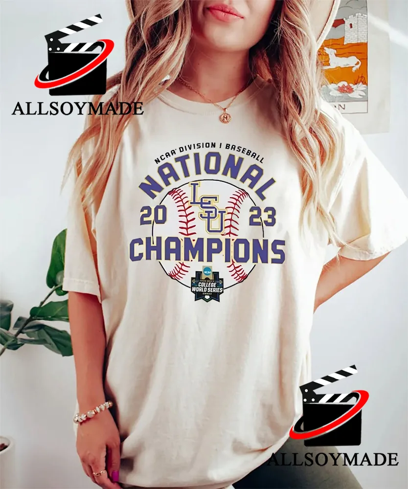 New NCAA Mens Baseball College World Series LSU National Championships T Shirt
