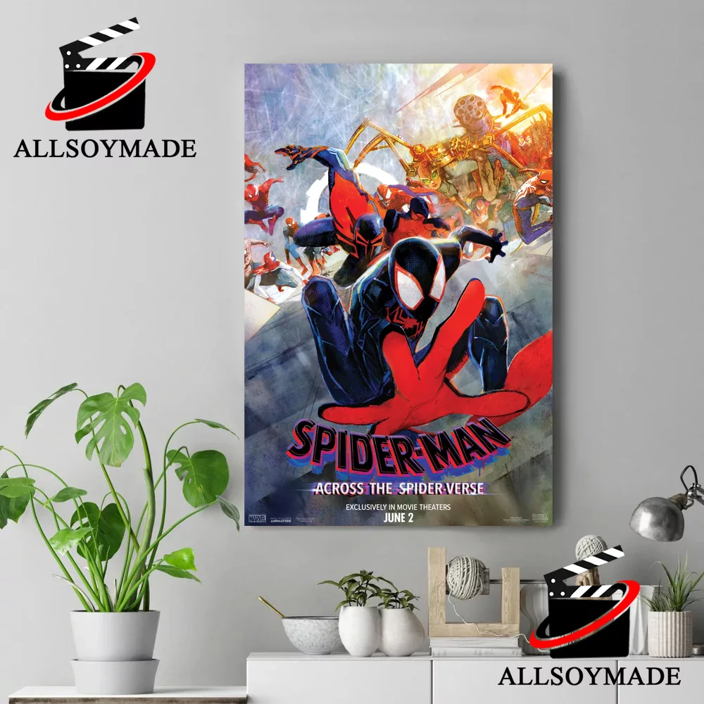 Spiderman Across The Spider-Verse movie 2023 poster (e) - Spiderman poster