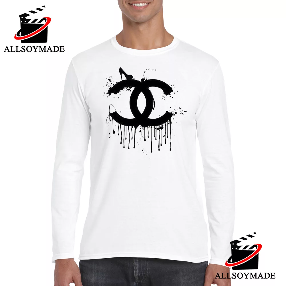 High Heels Drip Chanel Logo T Shirt, Chanel T Shirt For Sale - Allsoymade