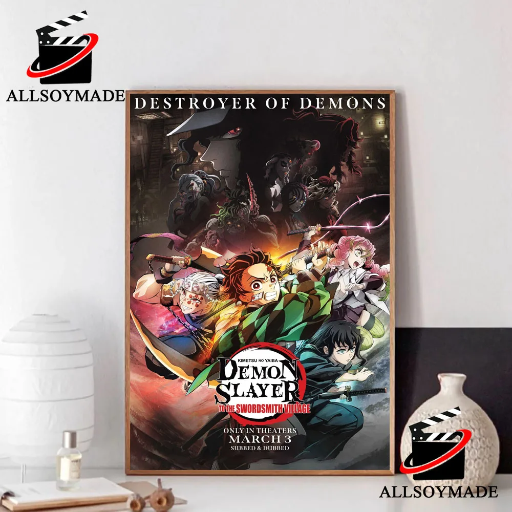 Demon Slayer the Movie Mugen Train Movie Poster Print (27 x 40