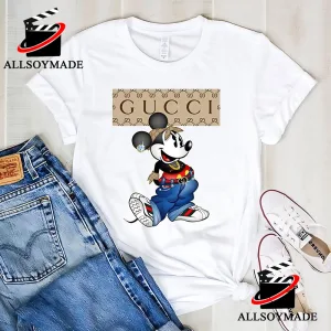 Mickey Mouse And Minnie Mouse Gucci Logo T Shirts, Hoodies, Sweatshirts &  Merch