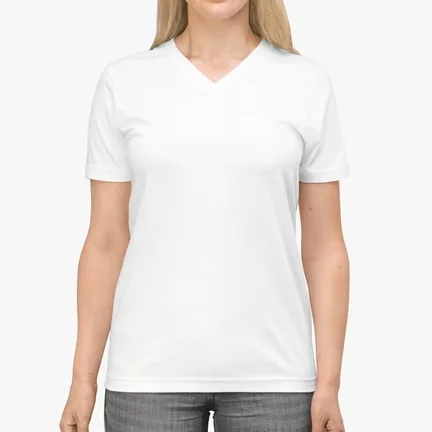 Women's Short Sleeve V-Neck