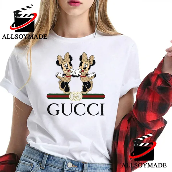Minnie Mouse Gucci Disney T Shirt, Mickey Mouse Gucci T Shirt Womens