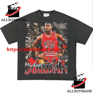 Cheap NBA Basketball Player Chicago Bulls Michael Jordan T Shirt