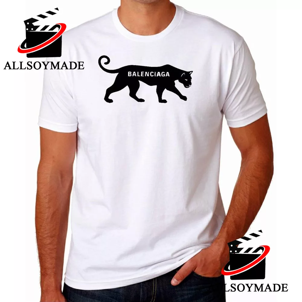 Panther T Balenciaga T Shirt Mens Sale -