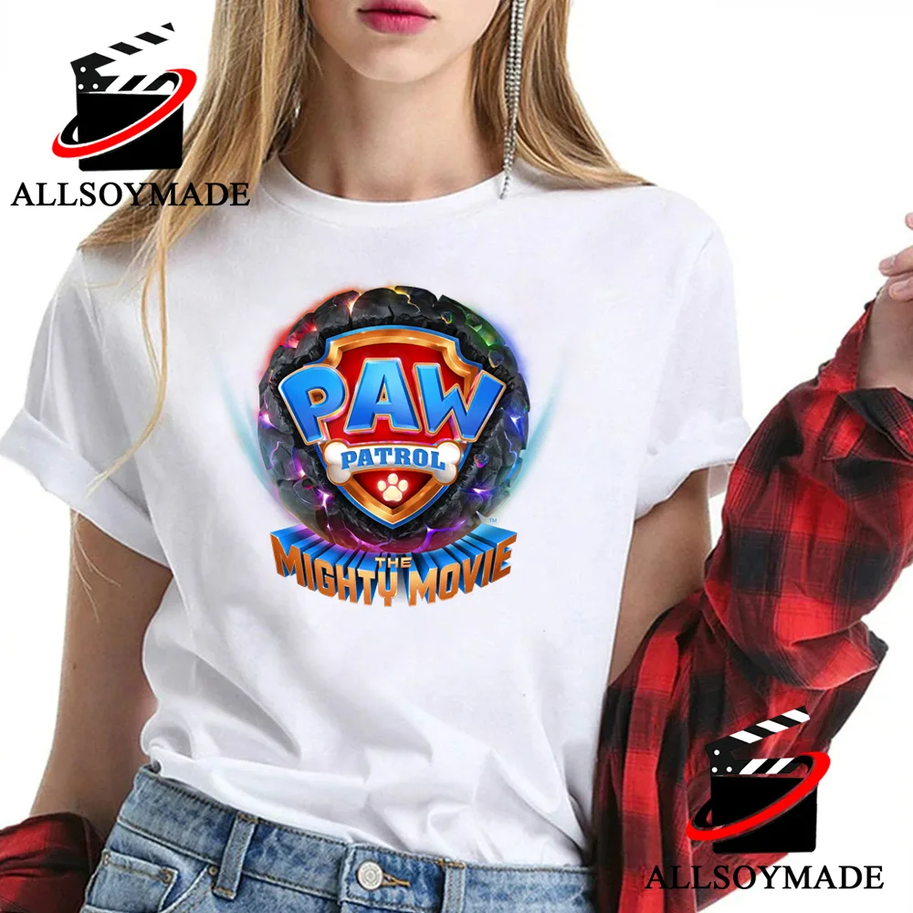 New Mighty Pups Paw Patrol The Mighty Movie T Shirt, Paw Patrol T Shirts  For Adults - Allsoymade