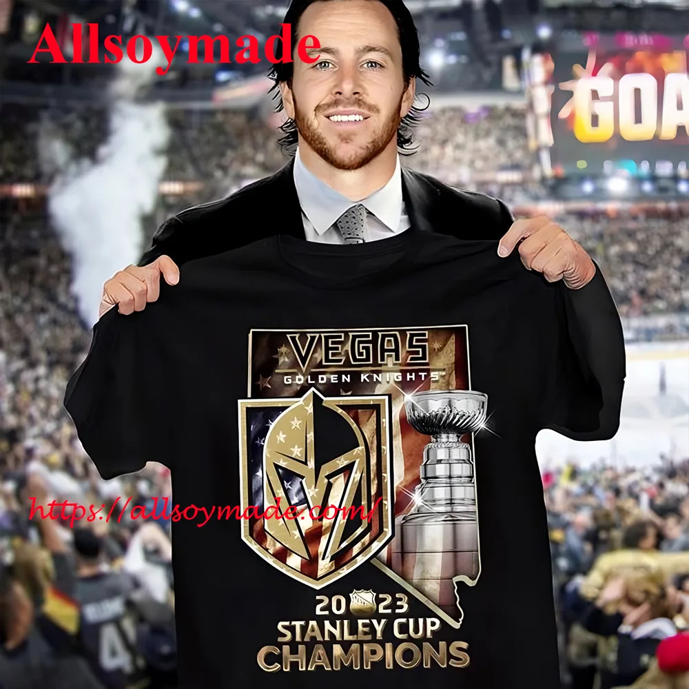 Cheap 2023 Stanley Cup Champs Vegas Golden Knights T Shirt, New NHL Golden  Knights Stanley Cup Shirt - Allsoymade