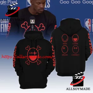 NBA Player Jimmy Butler Big Face Coffee Hoodie, Smile Dream Connect Big Face Hoodie 3D 1