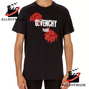 Red Rose Givenchy Paris Shirt Givenchy T Shirt Sale For Women Men