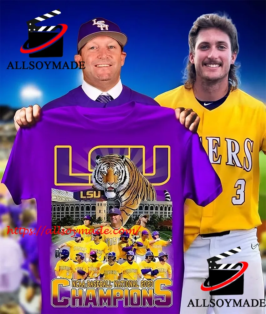 LSU Tigers Baseball Jersey Purple and Yellow NCAA Division I