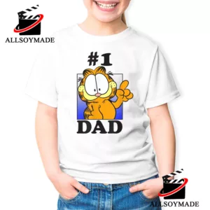 Garfield Number One Dad First Fathers Day T Shirt, First Fathers Day Gift Ideas
