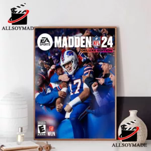 The NFL Madden 24 Cover Josh Allen Buffalo Bills Home Decor Poster Canvas -  Mugteeco